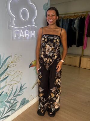 CALÇA RETA JARDIM REAL