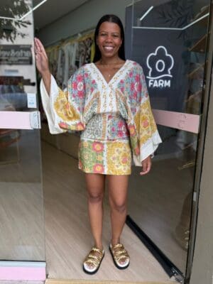 VESTIDO CURTO MG LENÇO AMALFI - Imagem 3