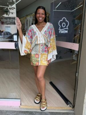 VESTIDO CURTO MG LENÇO AMALFI