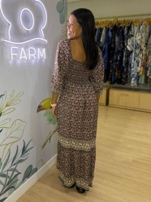 VESTIDO MIDI ESTAMPA BOURBON - Imagem 3