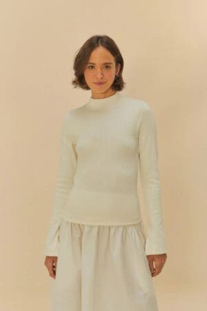 BLUSA RIB MANGA LONGA - Imagem 5