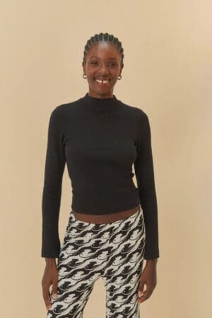 BLUSA RIB MANGA LONGA - Imagem 4