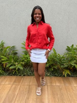 CAMISA BOTÕES FRALDADA MARIA FILÓ