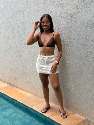 SAIA CURTA CROCHE